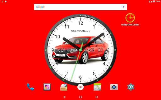 Logo Analog Clock Live Wallpaper-7 screenshot 11