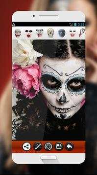 Halloween Face Makeup Photo Editor screenshot 3