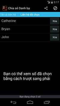 Chia sẻ Danh bạ-Contact Sharer screenshot 3