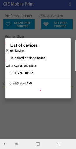 CIE Mobile Print screenshot 2