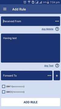 SMS Forwarder - Rule Based Automatic screenshot 2