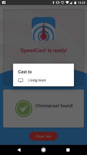⚡ SpeedCast - Internet speed test for Chromecast ⚡ screenshot 2