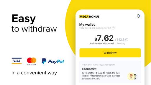 Cashback service Megabonus screenshot 3