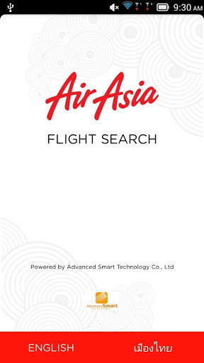 Air Asia Flight Search screenshot 1