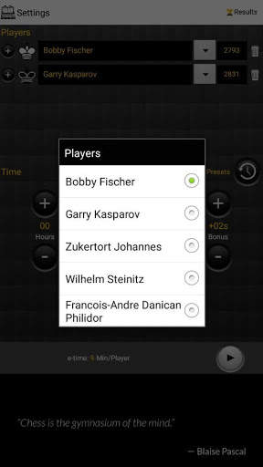 Blitz Chess Clock Free screenshot 13