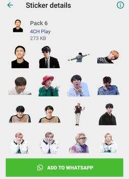 BTS Funny Stickers (2019) - WAStickerApps screenshot 3