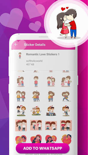 Love Sticker : WAStickerApps screenshot 5