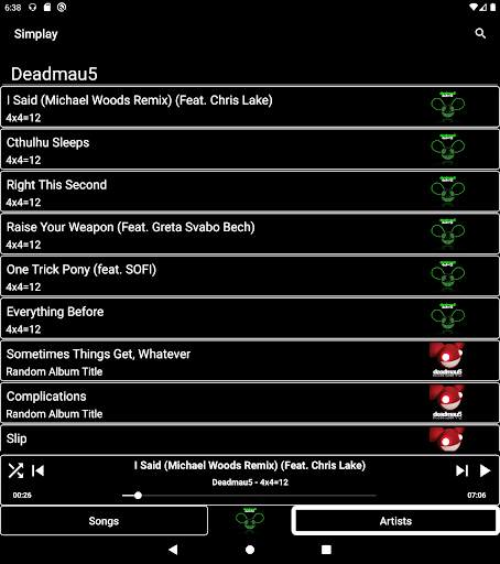 Simplay - a simple music player. screenshot 5