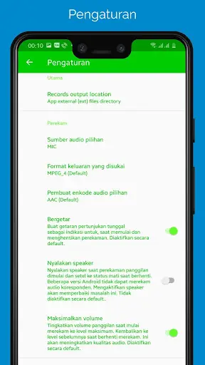 Perekam Panggilan Otomatis screenshot 3
