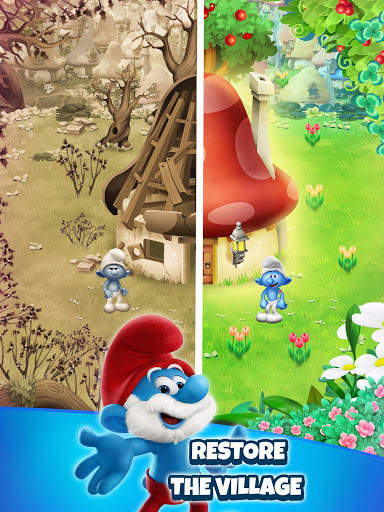Smurfs Bubble Shooter Story 13 تصوير الشاشة