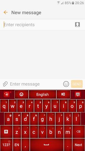 Red Strawberry Keyboard screenshot 1