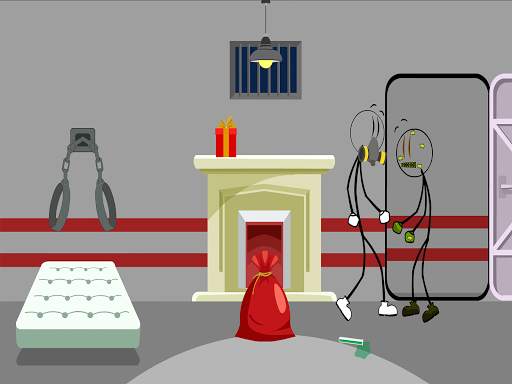 Stickman Jailbreak 8 Xmas: Funny Escape Simulation screenshot 11