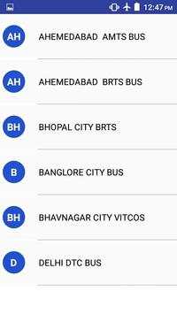 All India BRTS & City Bus Indicator screenshot 2