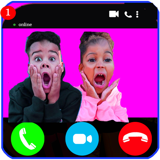 chat contact call famous tube family chat prank icon