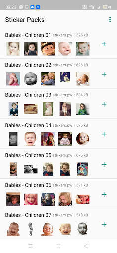 Babies Stickers Children Cute 👶 screenshot 1