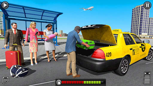 Crazy Taxi Car Driving Game 3D screenshot 2