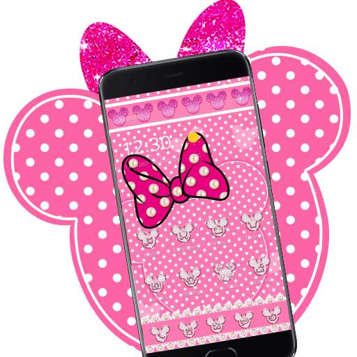 Pink Diamond Minny Bowknot Theme 1.1.7