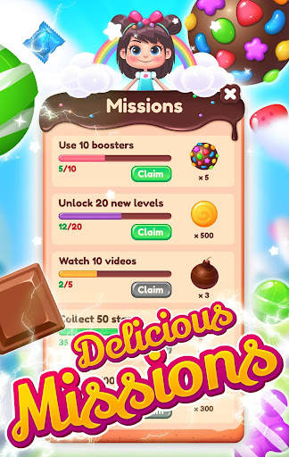 Delicious Sweets Smash : Match screenshot 2