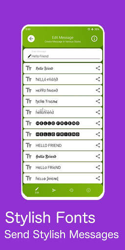 WA Support - Style Fonts Direct Chat Status Saver screenshot 1