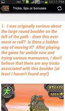 New Tips Temple Run 2 screenshot 1