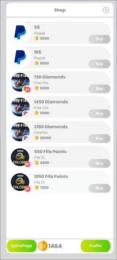 FreeRewards- free fire diamonds and UC screenshot 2