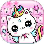 Lovely Cute Unicorn Keybaord logo
