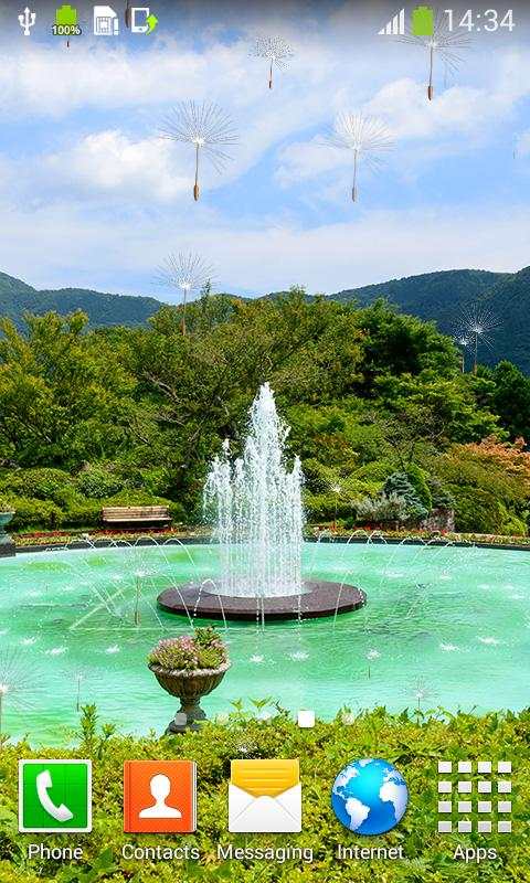Fountain Live Wallpapers 2 تصوير الشاشة