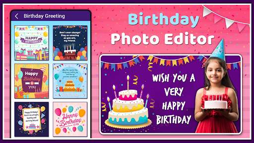 Birthday Photo Frame- Birthday Cake Song With Name screenshot 6