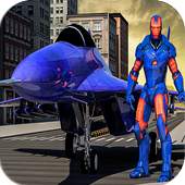 Iron Robot Transformation Airplane: Battle Hero 1.0