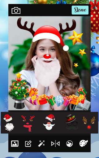 Merry Christmas Editor Face Camera screenshot 3