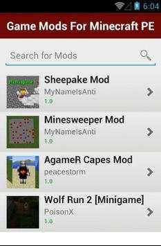 Game Mods For Minecraft PE screenshot 2