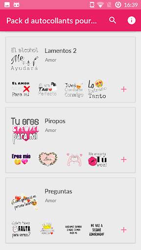 💕 Stickers Frases de amor para WhatsAp 2020 screenshot 5