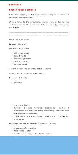 KCSE English Past Papers screenshot 6