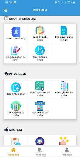 HRM VNPT screenshot 2