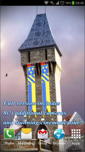 Castle 3D Free live wallpaper 5 تصوير الشاشة