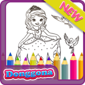 Princess Sofia Coloring icon