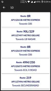TSRTC - Travel Hyderabad Live City Bus Tracking screenshot 3