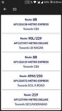 TSRTC - Travel Hyderabad Live City Bus Tracking screenshot 3