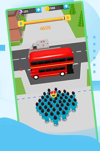 Crowed BUS- City Strategy Crowd, Popular Wars screenshot 3