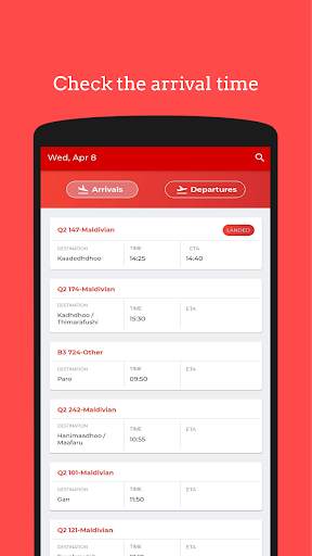 Maldives Flight Schedule screenshot 2