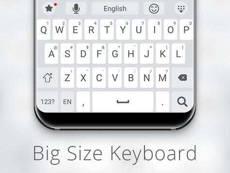 New big size keyboard theme screenshot 4