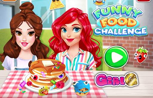 Funny Food Challenge - Cooking games for girls screenshot 1
