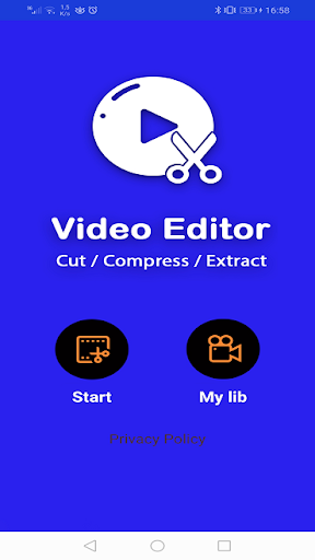 new 2020 video:edit /cut/ compress/and extract app 1 تصوير الشاشة