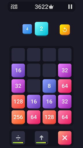 2048: Drop And Merge screenshot 2