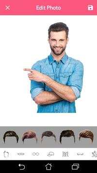 Men Camera Photo Editor For Hairstyles screenshot 4