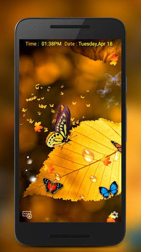 Butterfly Live Lock Screen screenshot 1