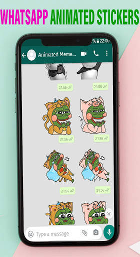 😍Animated memes Stickers for Whatsapp 😷 (GIF) screenshot 7