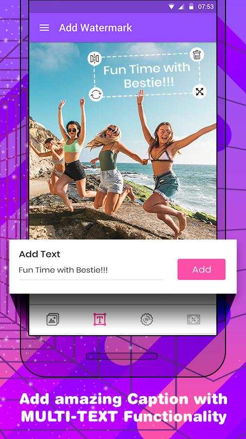 Logext: Add Logo Watermark and Text Sign to Photos screenshot 3
