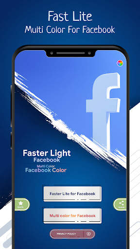 Faster Lite for Facebook - Multi Color screenshot 1