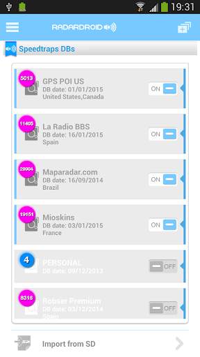 Radardroid Lite International screenshot 4